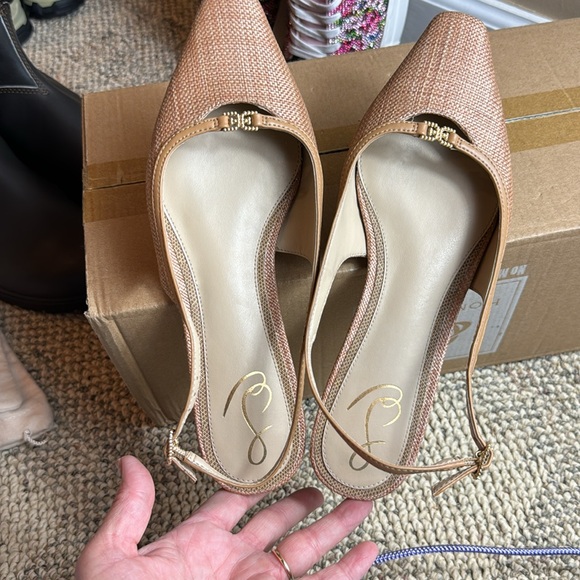 Sam Edelman Tan Slingback Flats - Picture 13 of 16